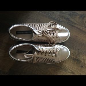 Steve Madden Gold Athleisure Sneaker